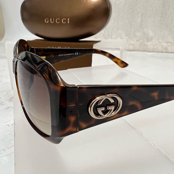 Gucci Accessories Gucci Authentic Womens Brown Tortoise Sunglasses